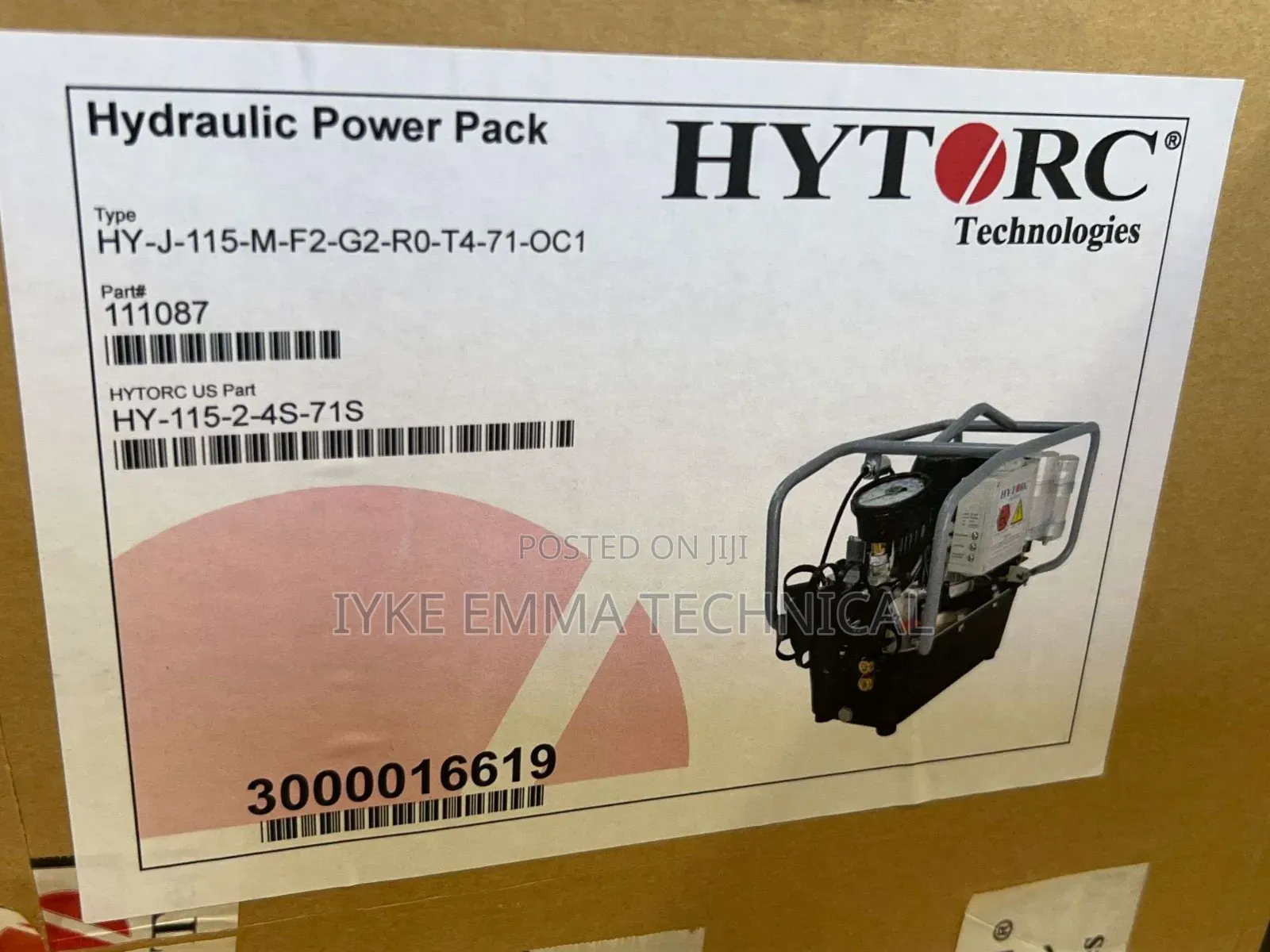 Hytorc Electric Hydraulic Torque Wrench Pump