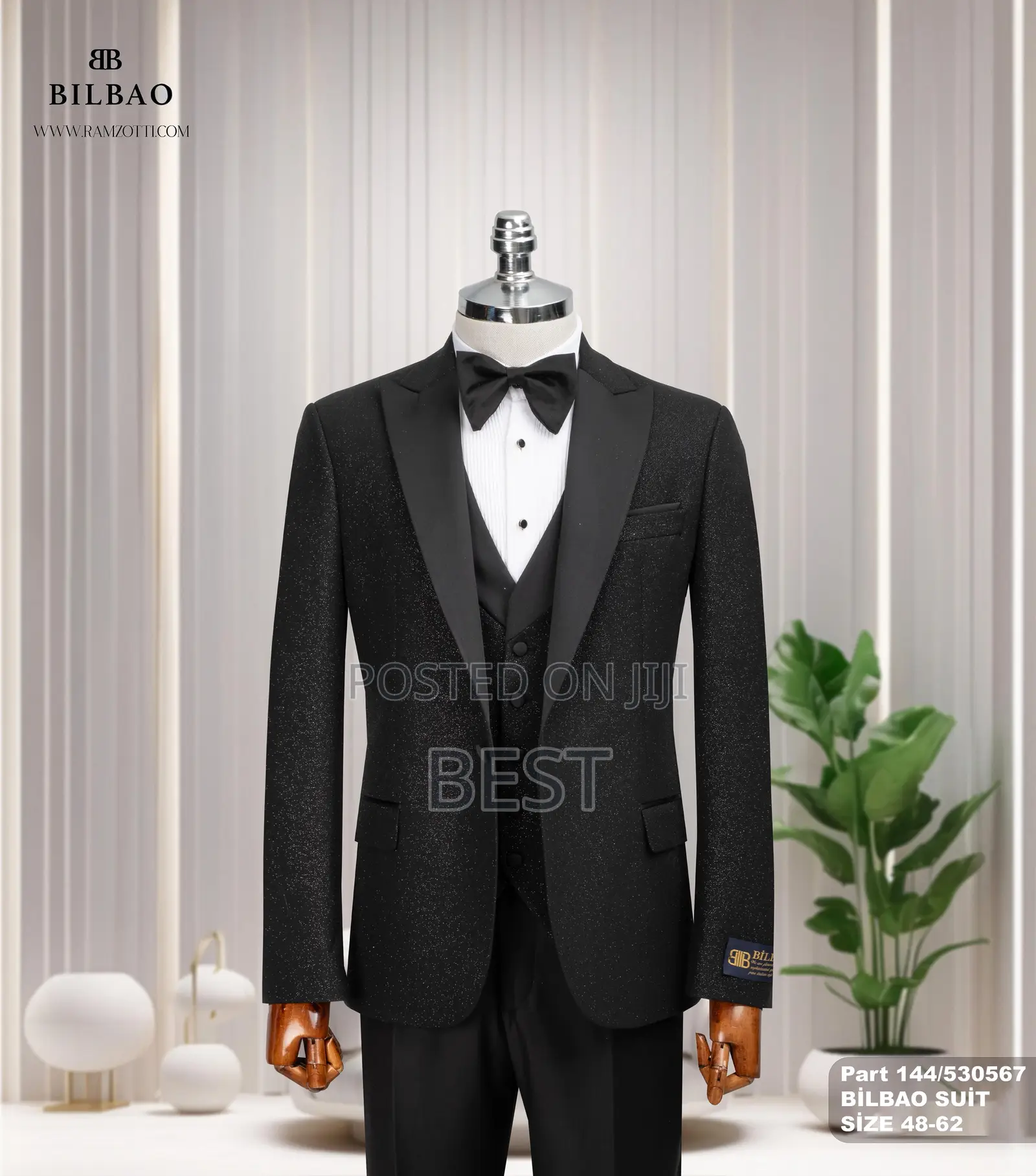 High Quality Italian Style Stone Design Wedding Suit