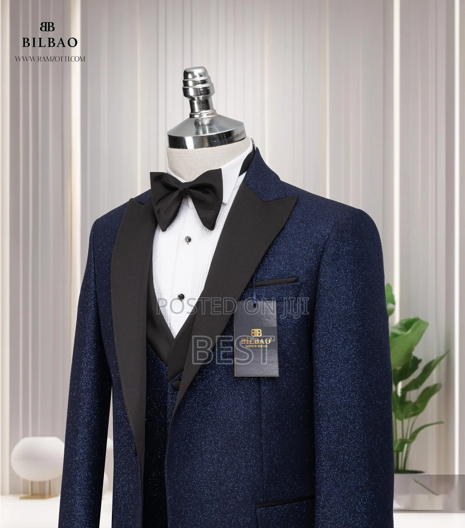 High Quality Italian Style Stone Design Wedding Suit