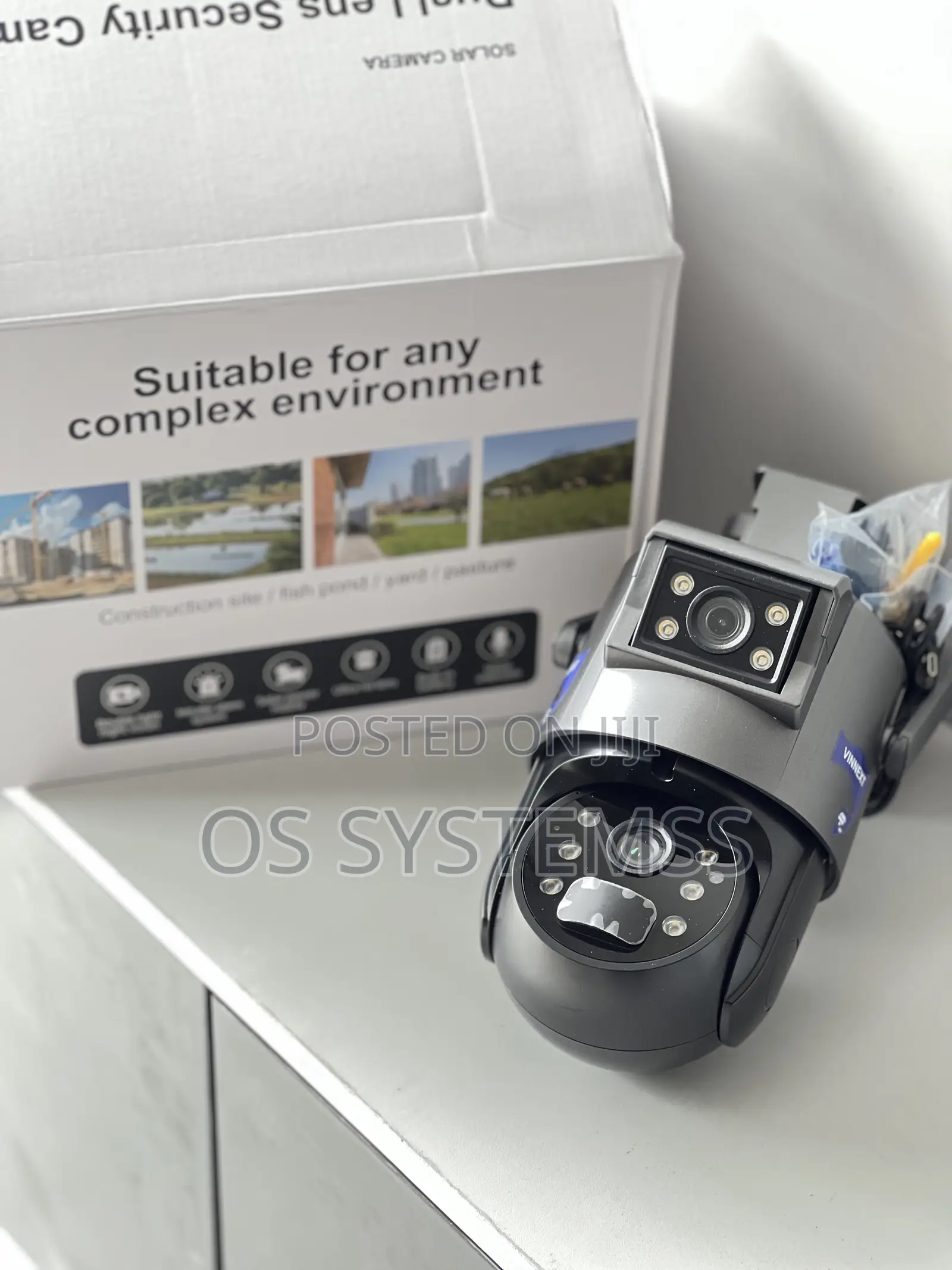 Premium Solar Dual-Lens PTZ Security Camera
