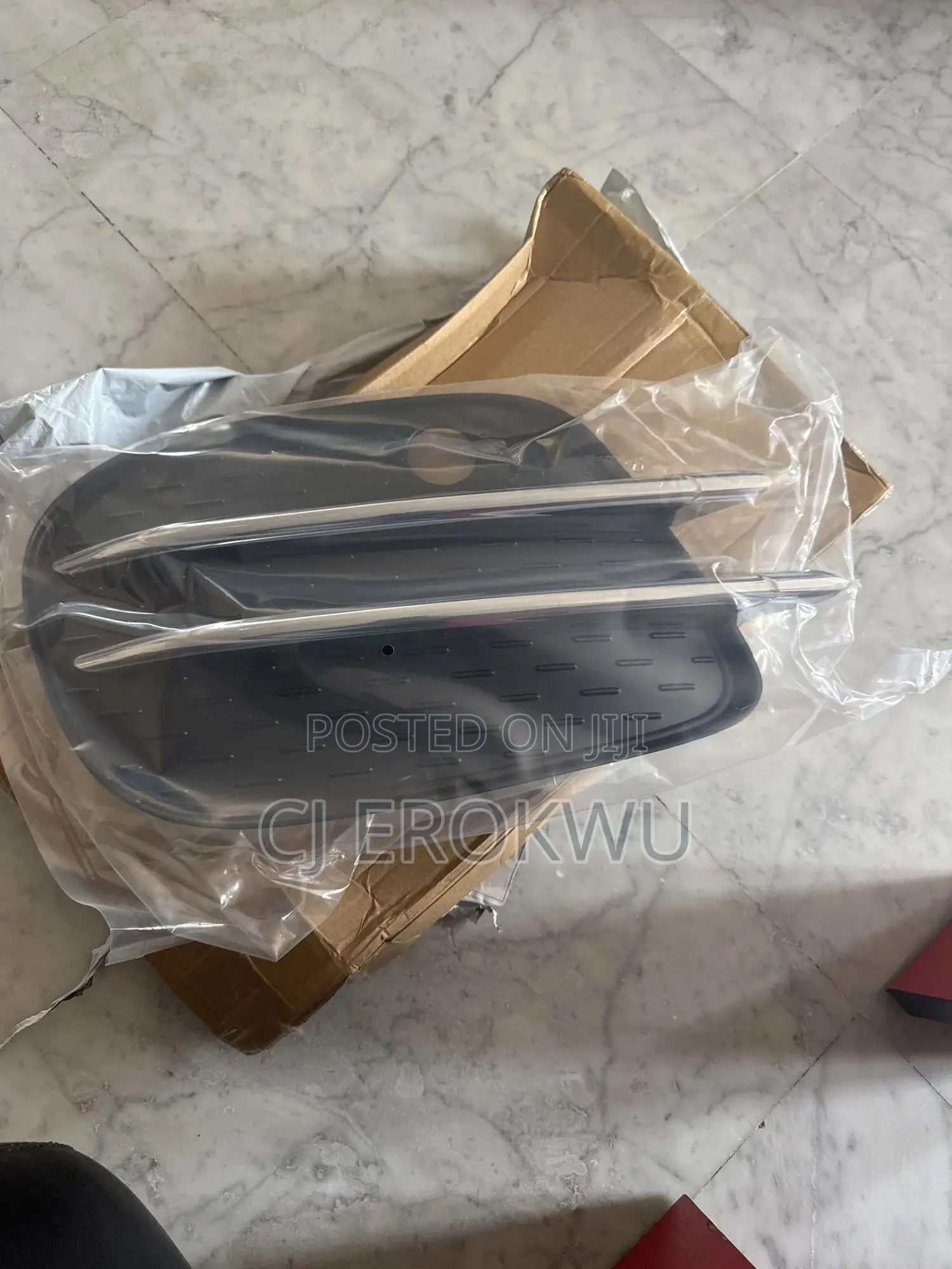 2014-2019 Gle Front Bumper Lower Diffuser Chrome