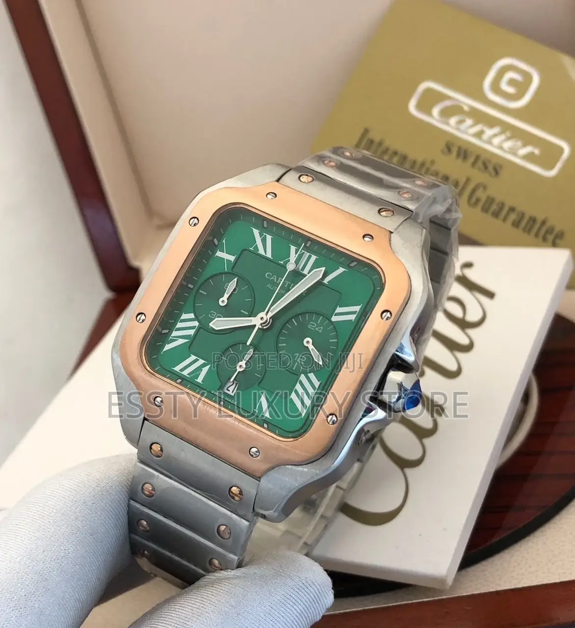 Cartier Chronograph Chain Wrist Watches