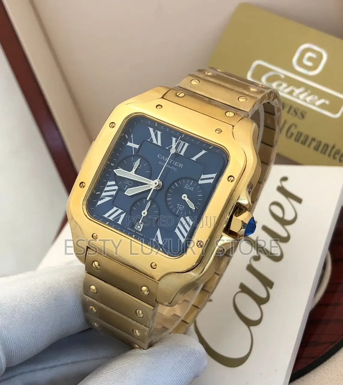 Cartier Chronograph Chain Wrist Watches