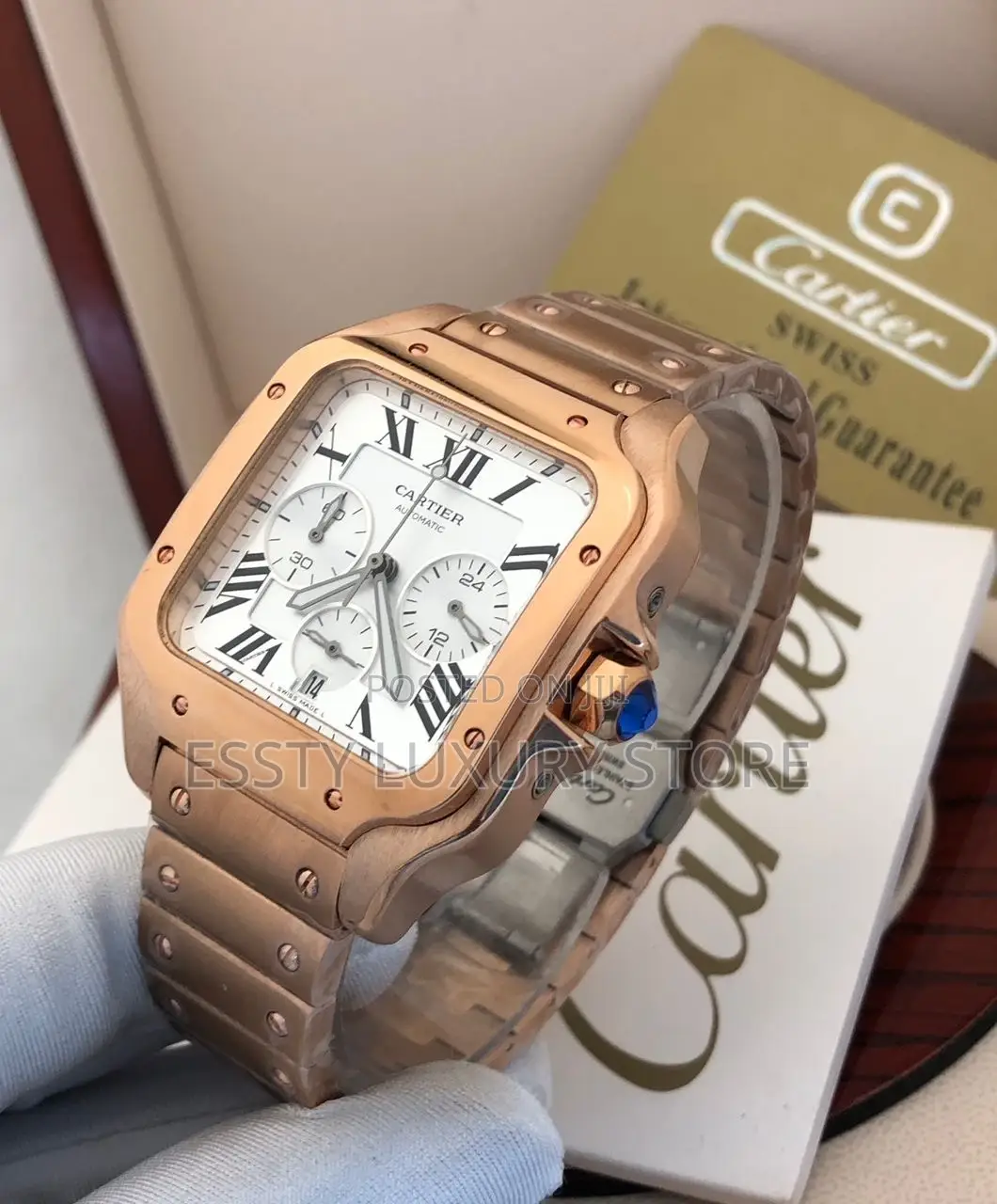 Cartier Chronograph Chain Wrist Watches