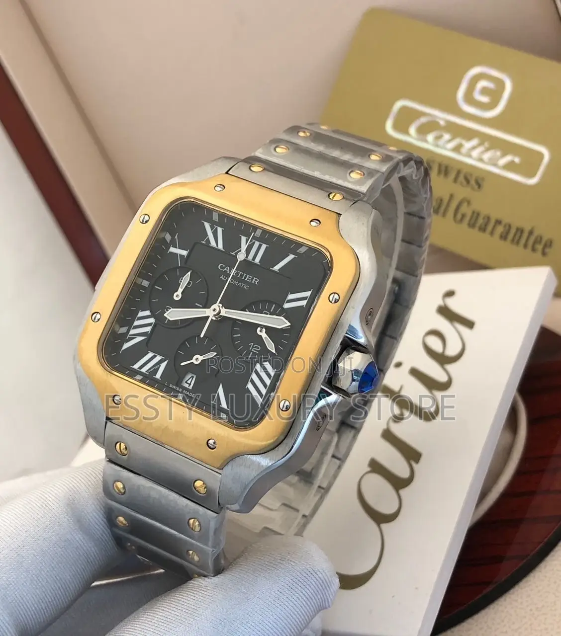 Cartier Chronograph Chain Wrist Watches