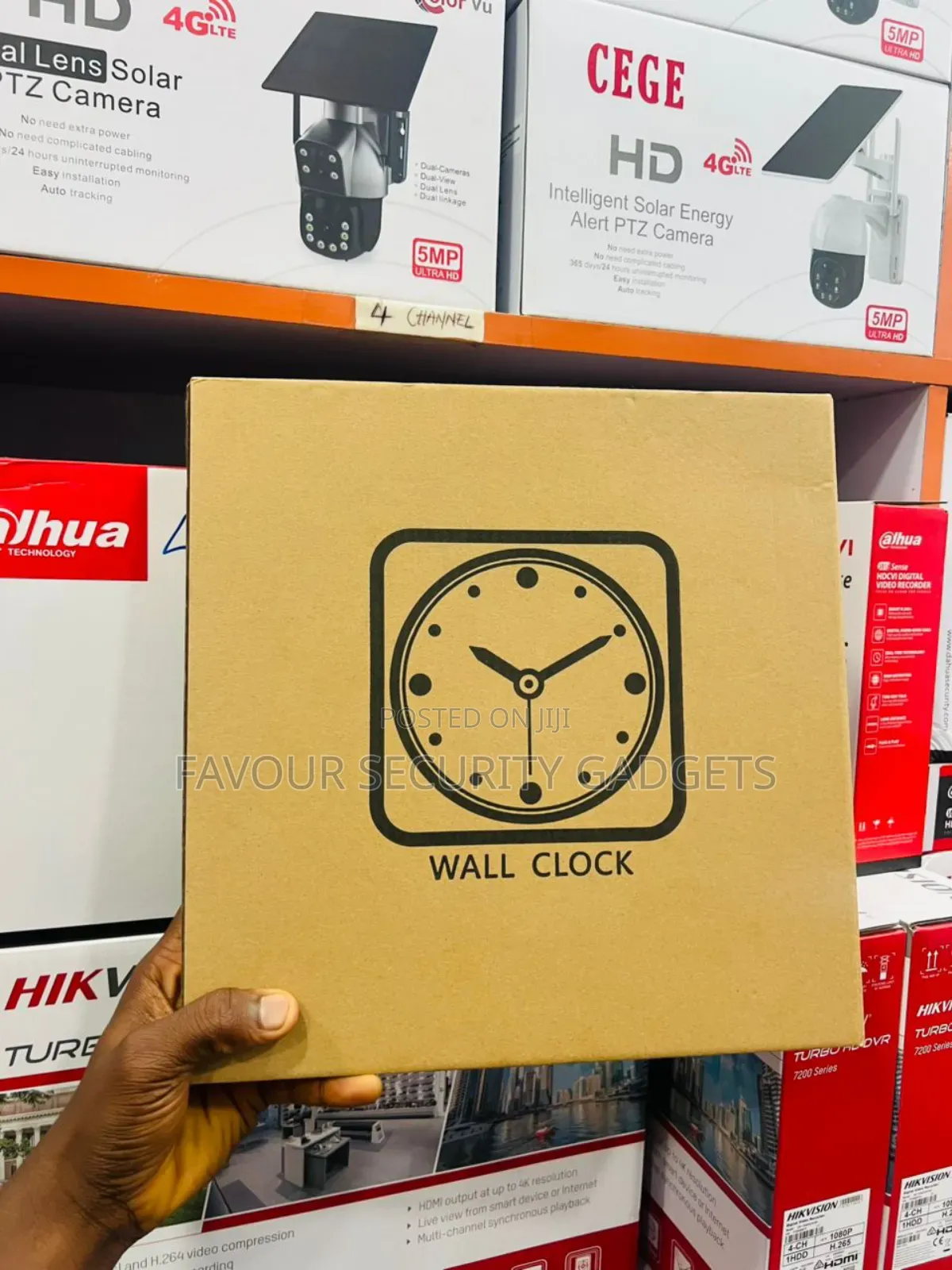 Wifi Spy Wall Clock Camera