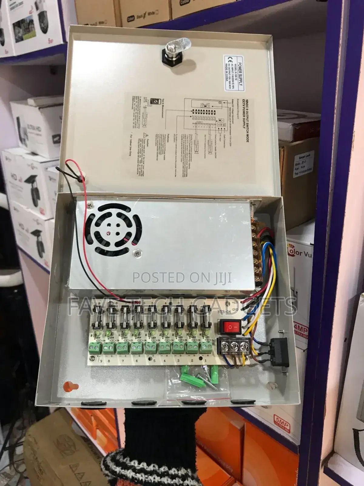9 Way Power Supply Box