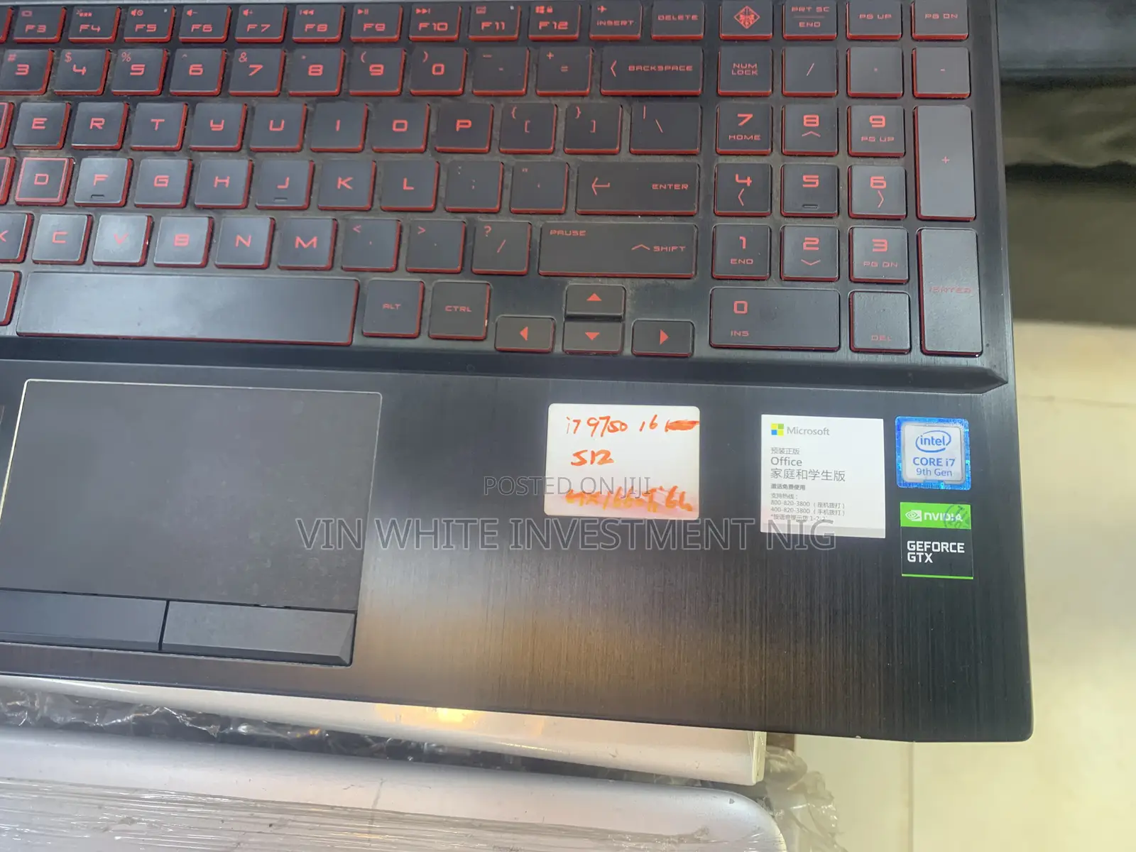 Laptop HP Omen 15 16GB Intel Core I7 SSD 512GB