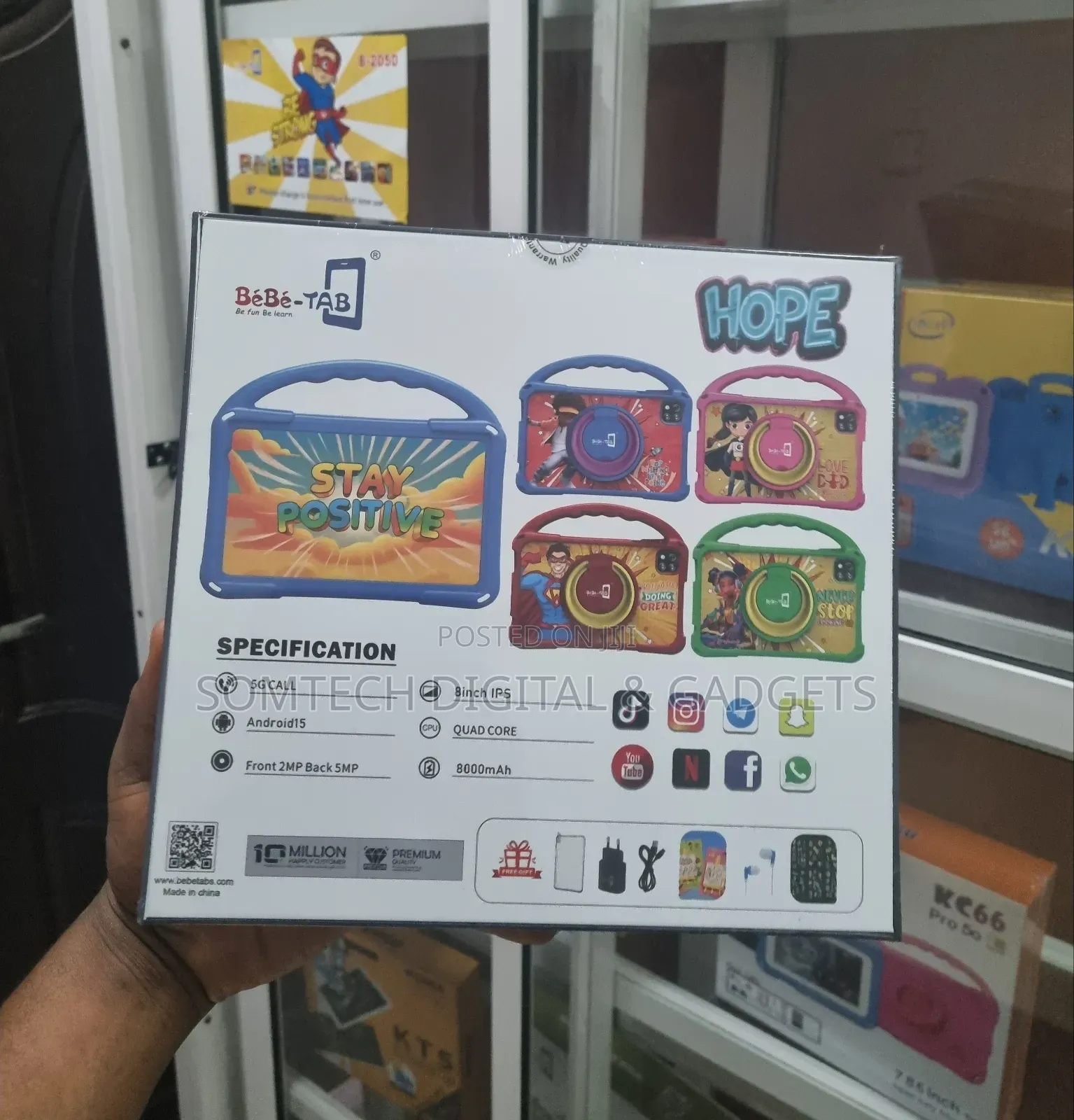 Bebe Hope Android Tablet for Children