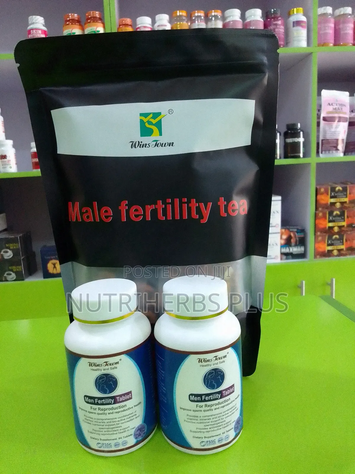Wins Town Male Fertility Tea+ Tablets for Reproduction