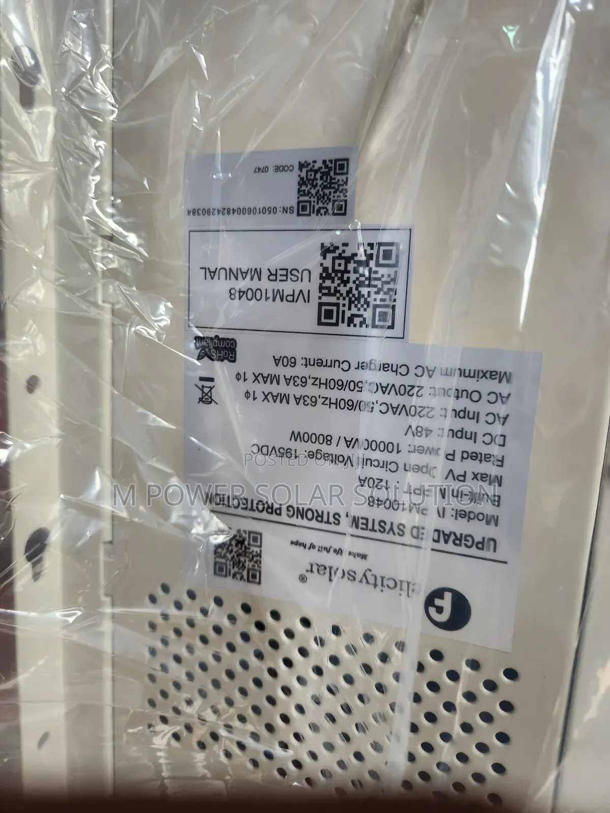 10kva Felicity Hybrid Solar Inverter