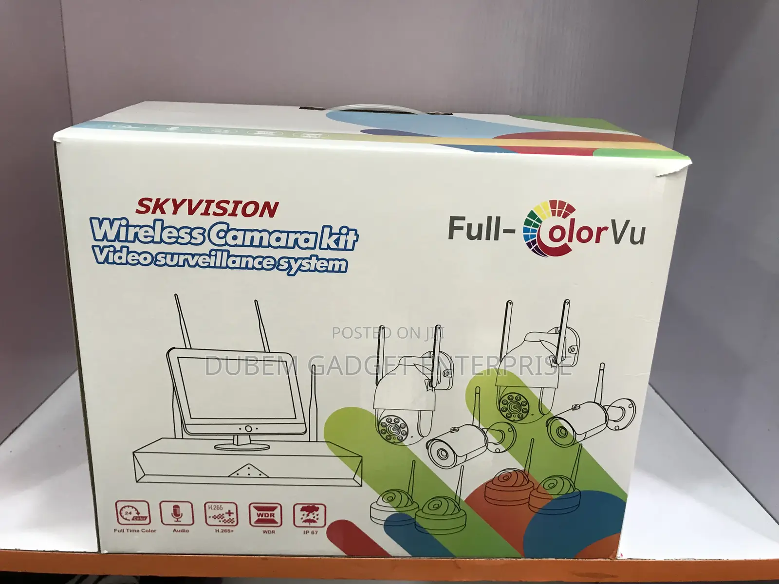High Quality 8way Wi-Fi Kit Camera. With 1tb Hard Drive