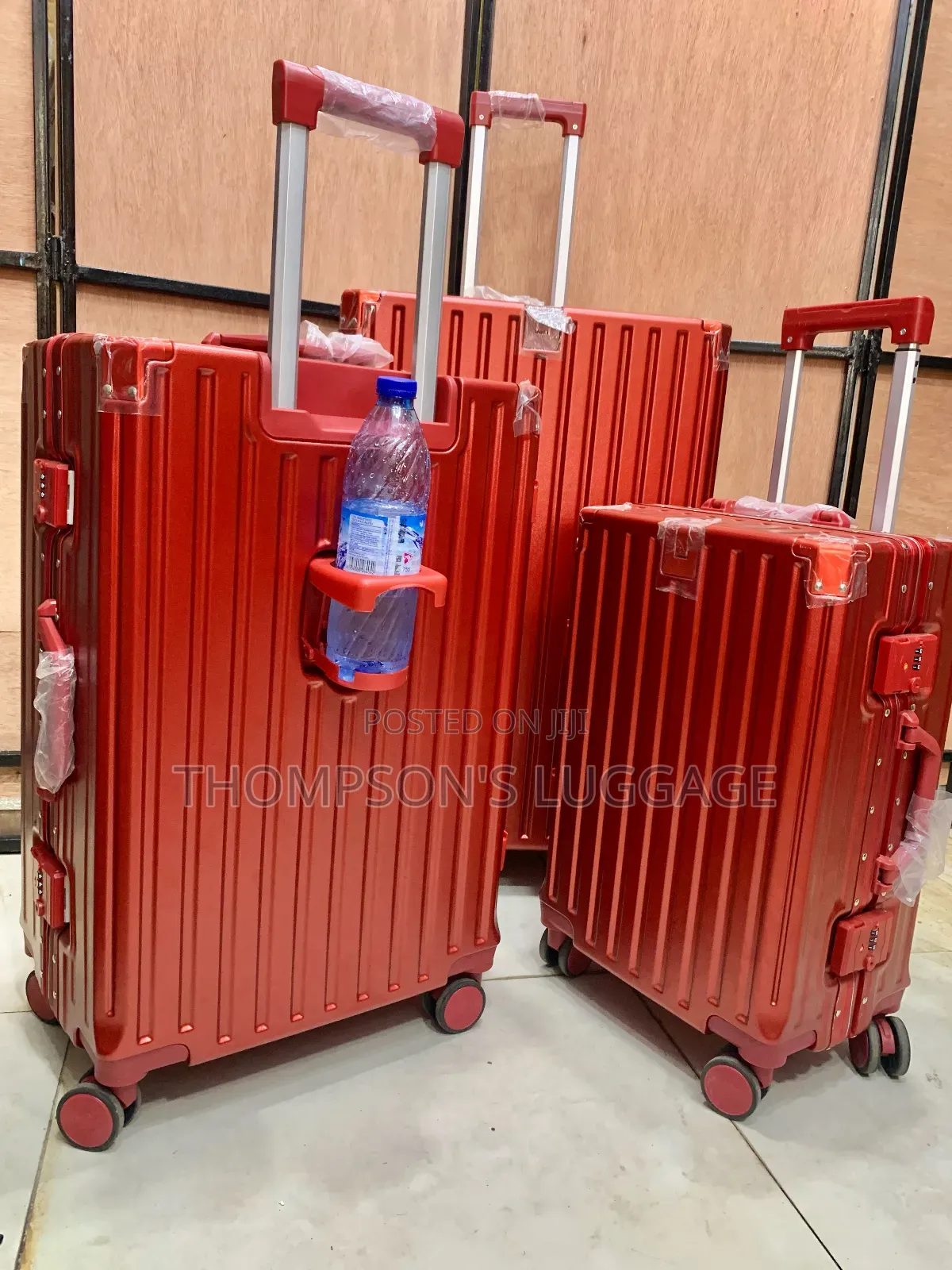 A Set of 3 Aluminum Luggage