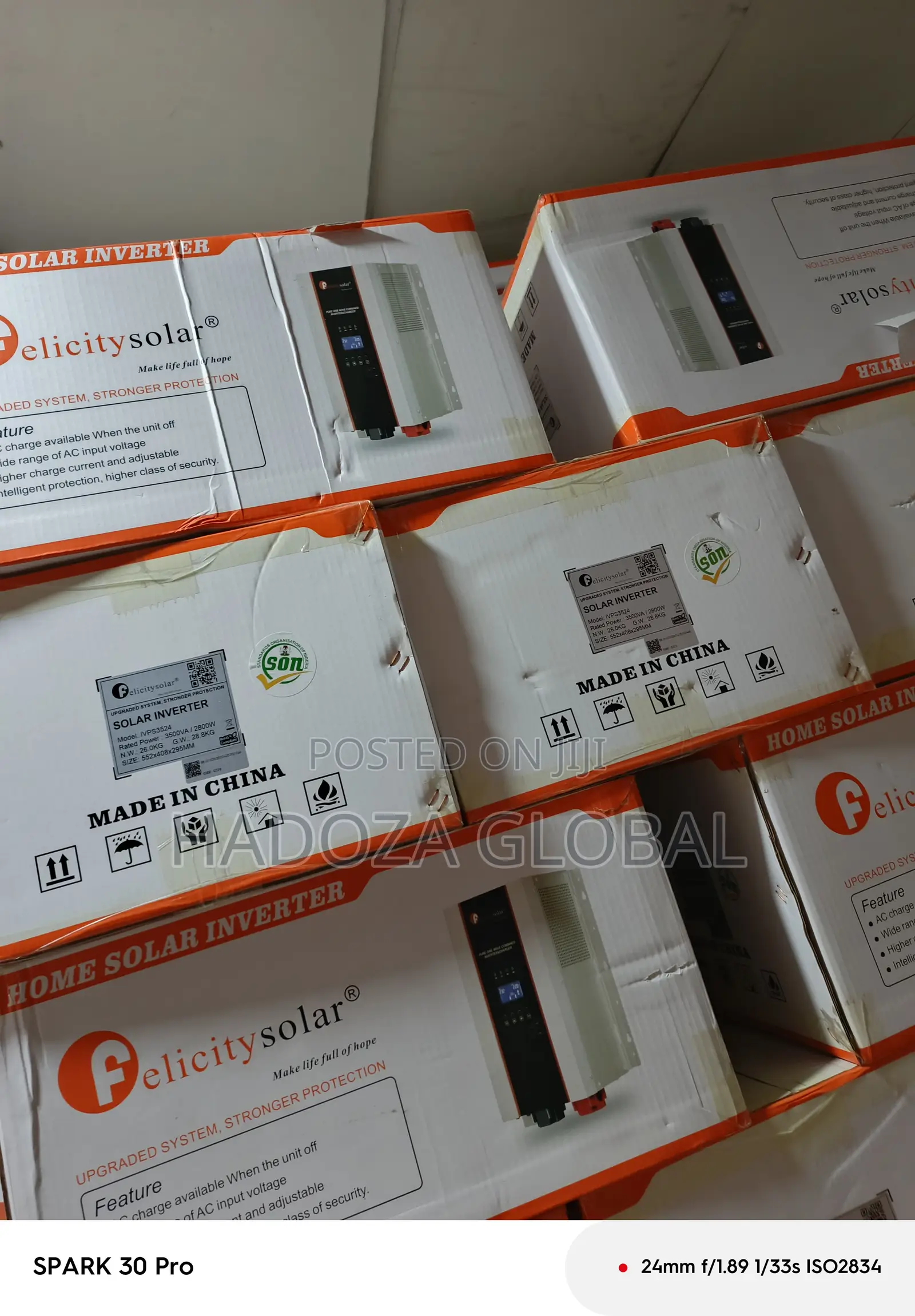 For Professionals – Felicity 3.5kva Sine Wave Inverter