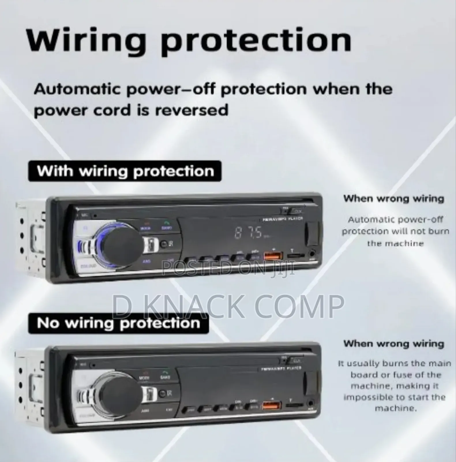 Car Stereo Fm Radio Digital Bluetooth Mp3 Car Player