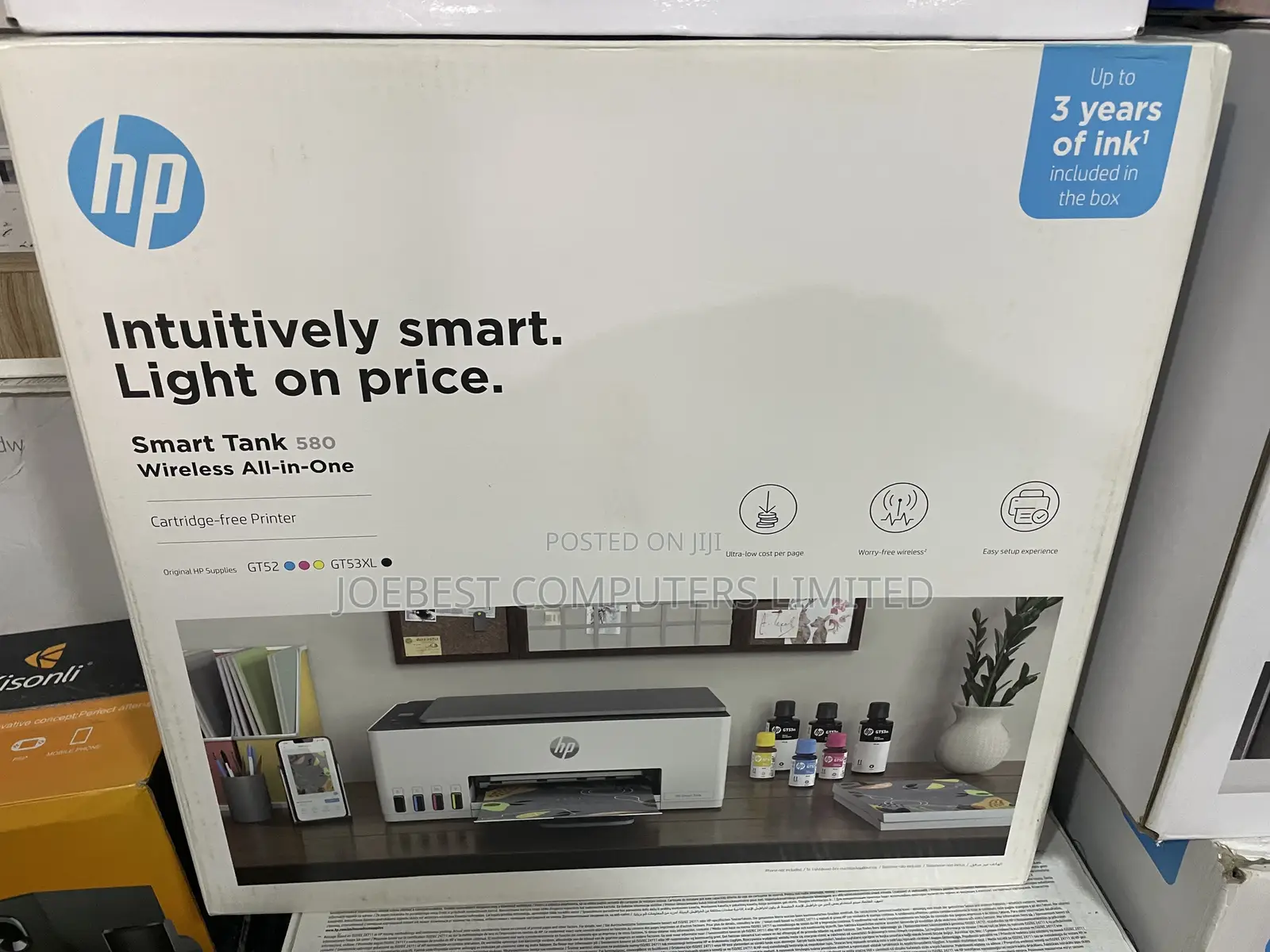 Hp Smart Tank Wireless All in One 580