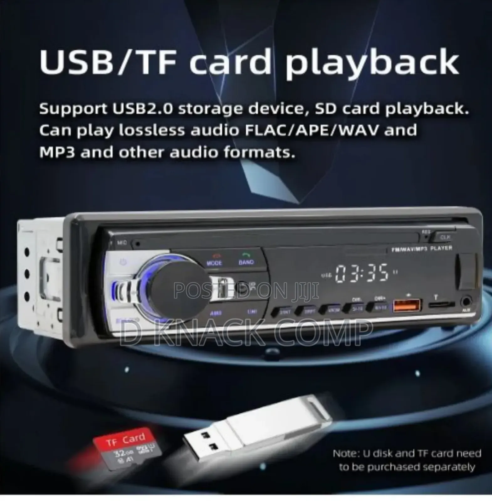 Car Stereo Fm Radio Digital Bluetooth Mp3 Car Player