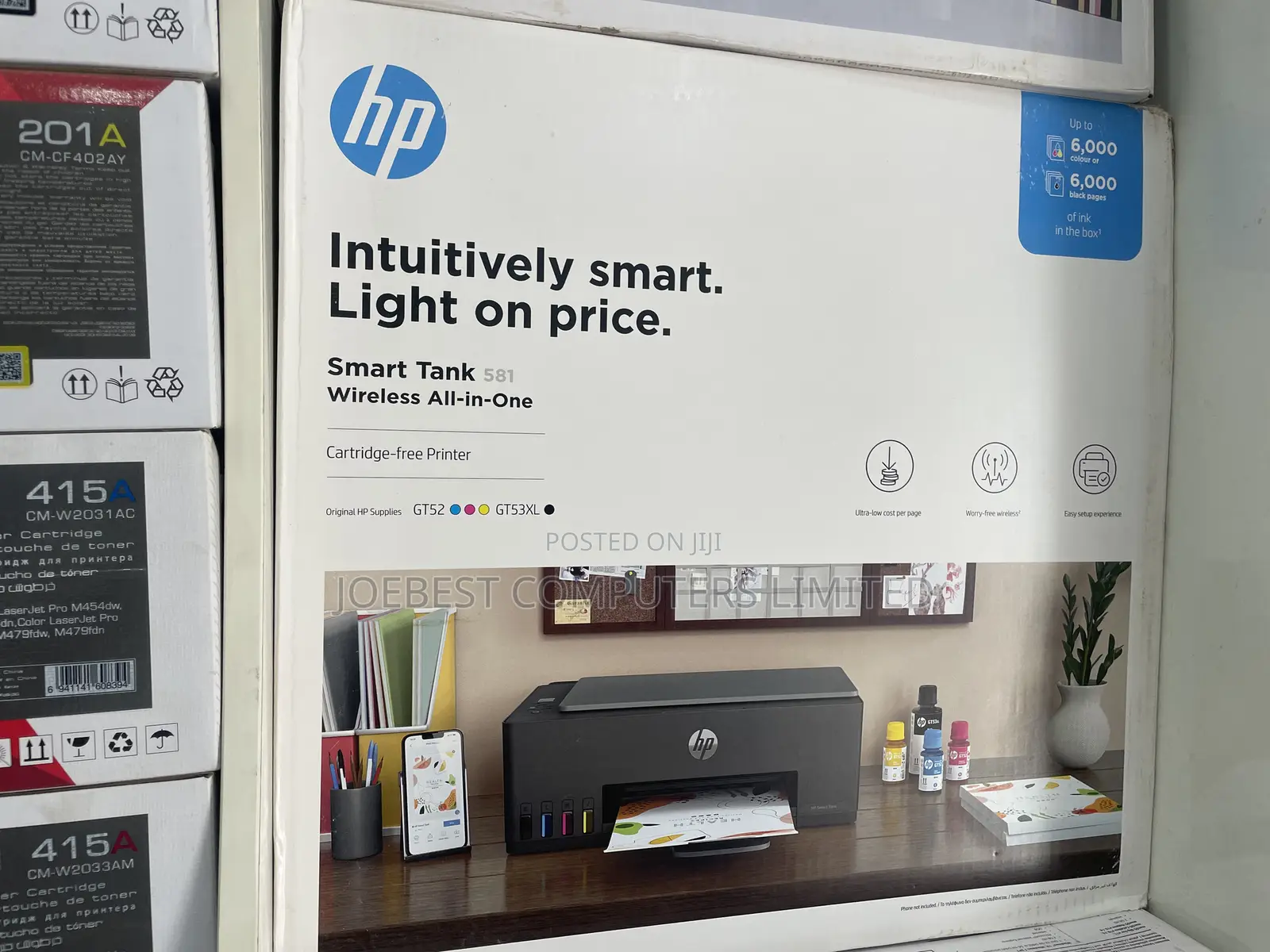 Hp Smart Tank 581 Wireless All in One