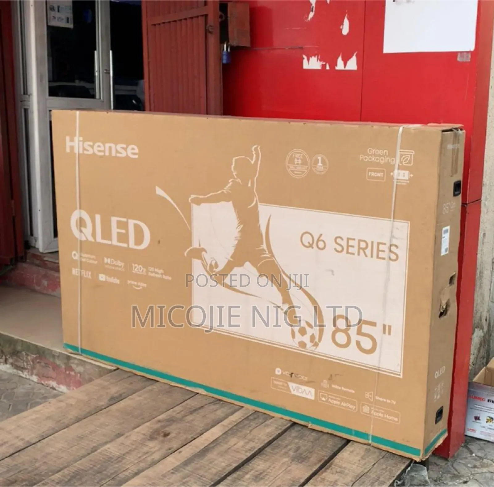 His 85" Qled Tv