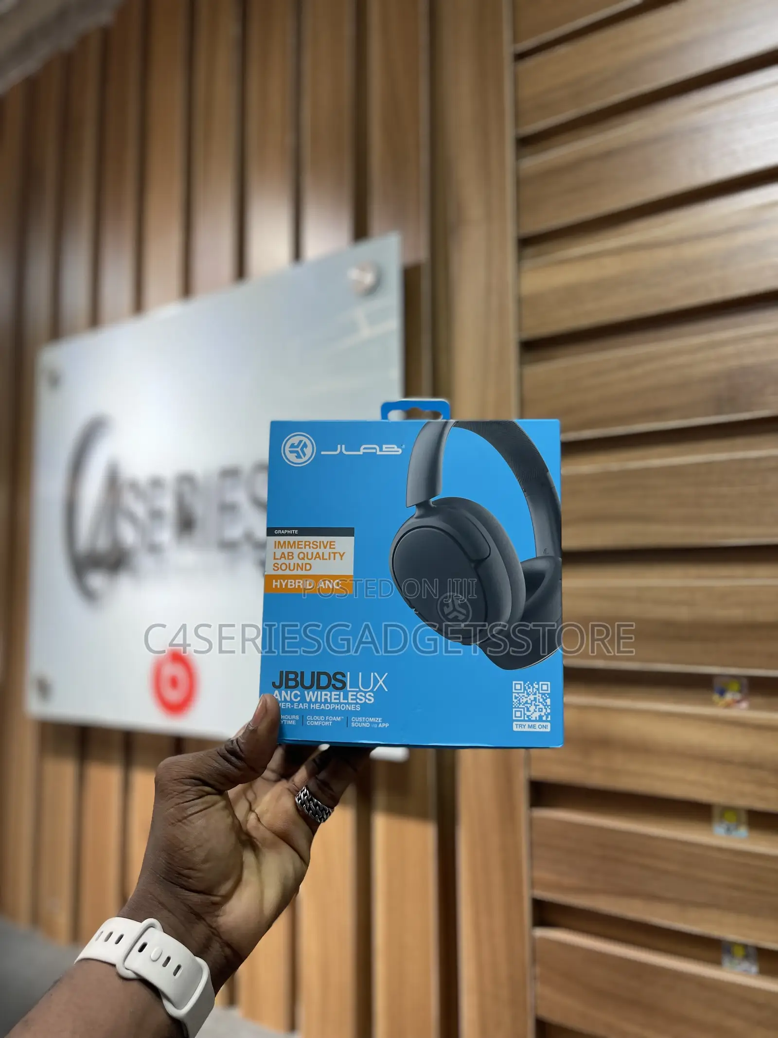 Jlab Jbudslux Anc Wireless Over Ear Headphones
