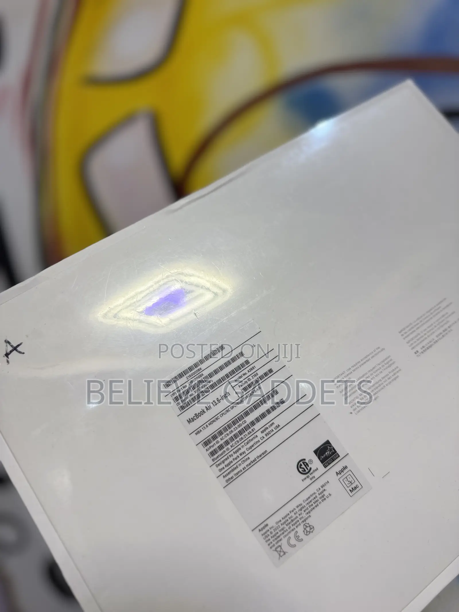 New Laptop Apple MacBook Air 2023 M2 8GB Apple M2 SSD 256GB