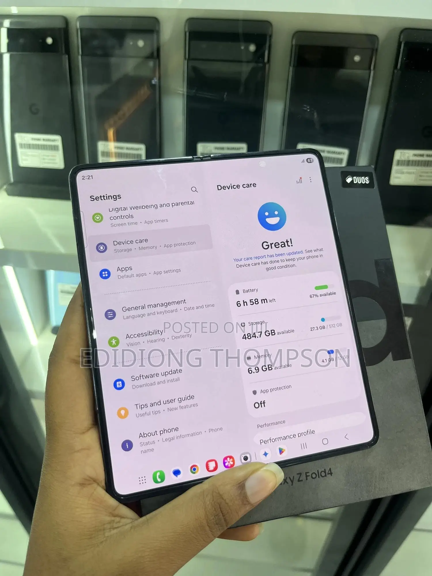 Samsung Galaxy Z Fold4 512 GB Black