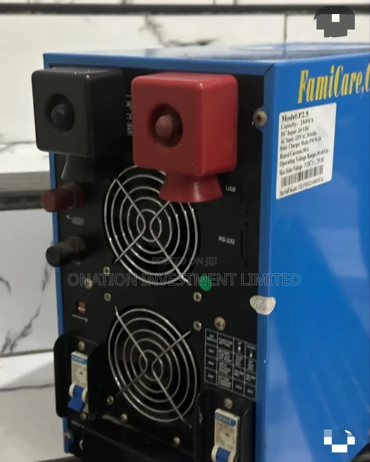 2.5kva 24v Famicare Inverter Transformer Based