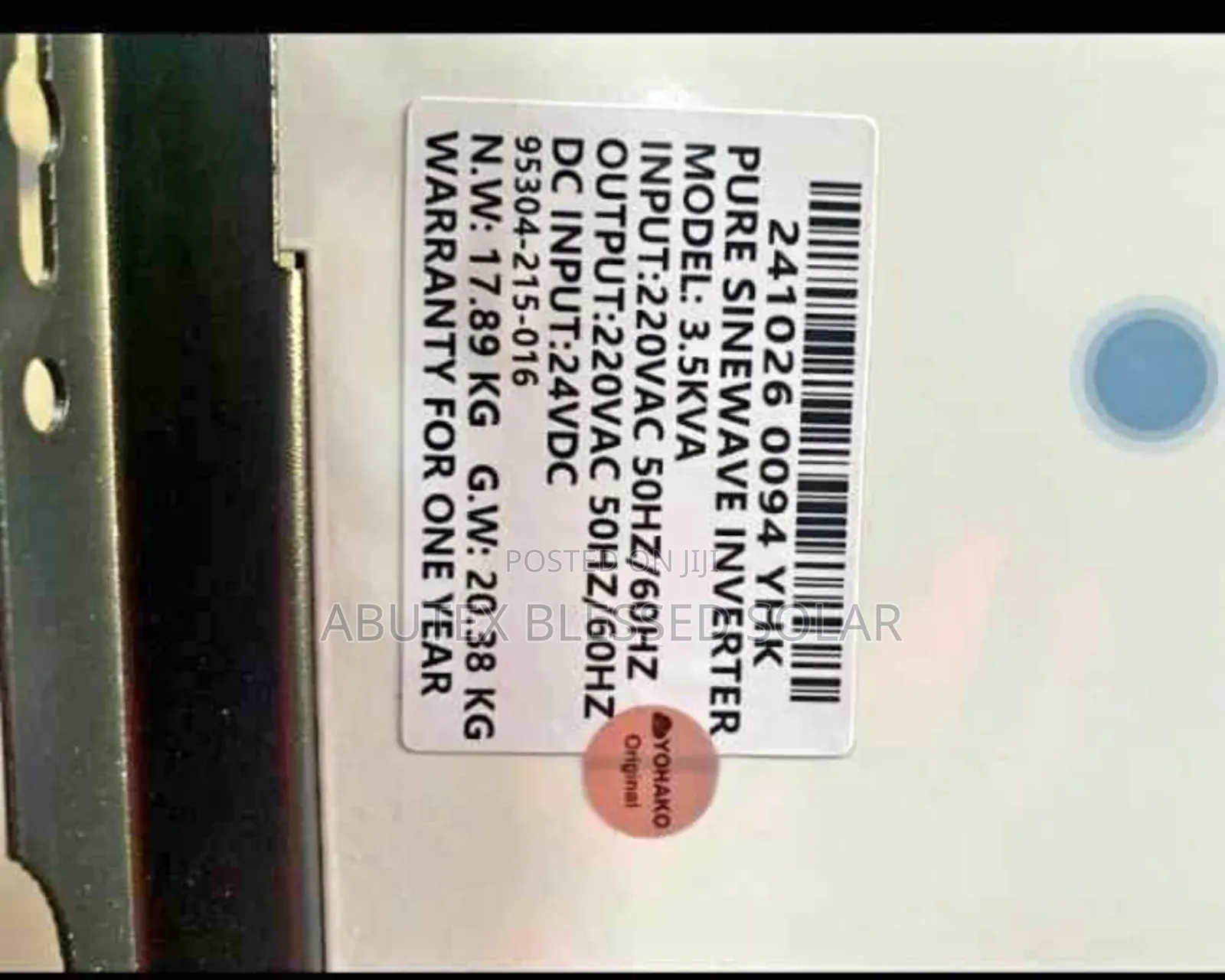 3.5kva 24v Yohako Solar Inverter