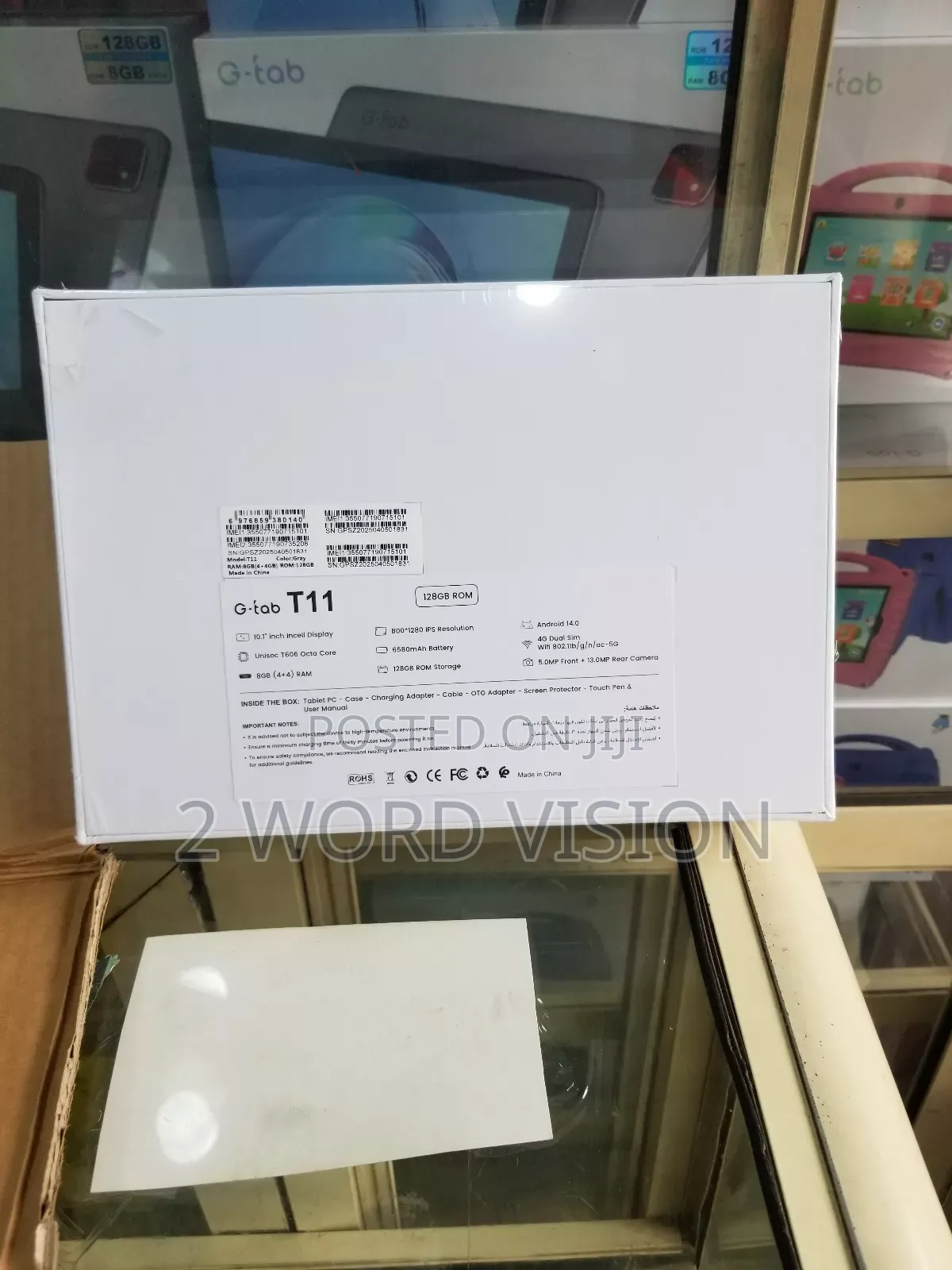 New G-Tab T11 128 GB Black