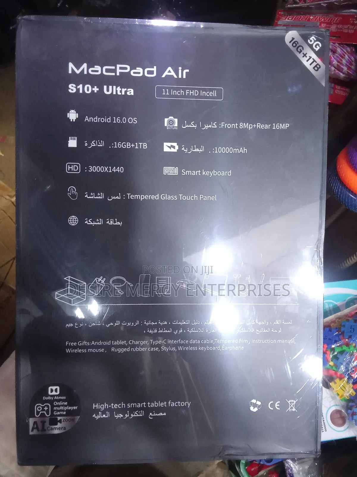 New MacPad Air S10 Plus Ultra 1 TB Black