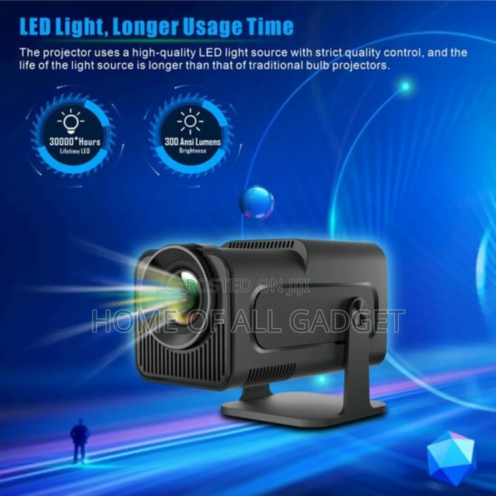 Hy320 Portable Projector Capable of Netflix Live Match