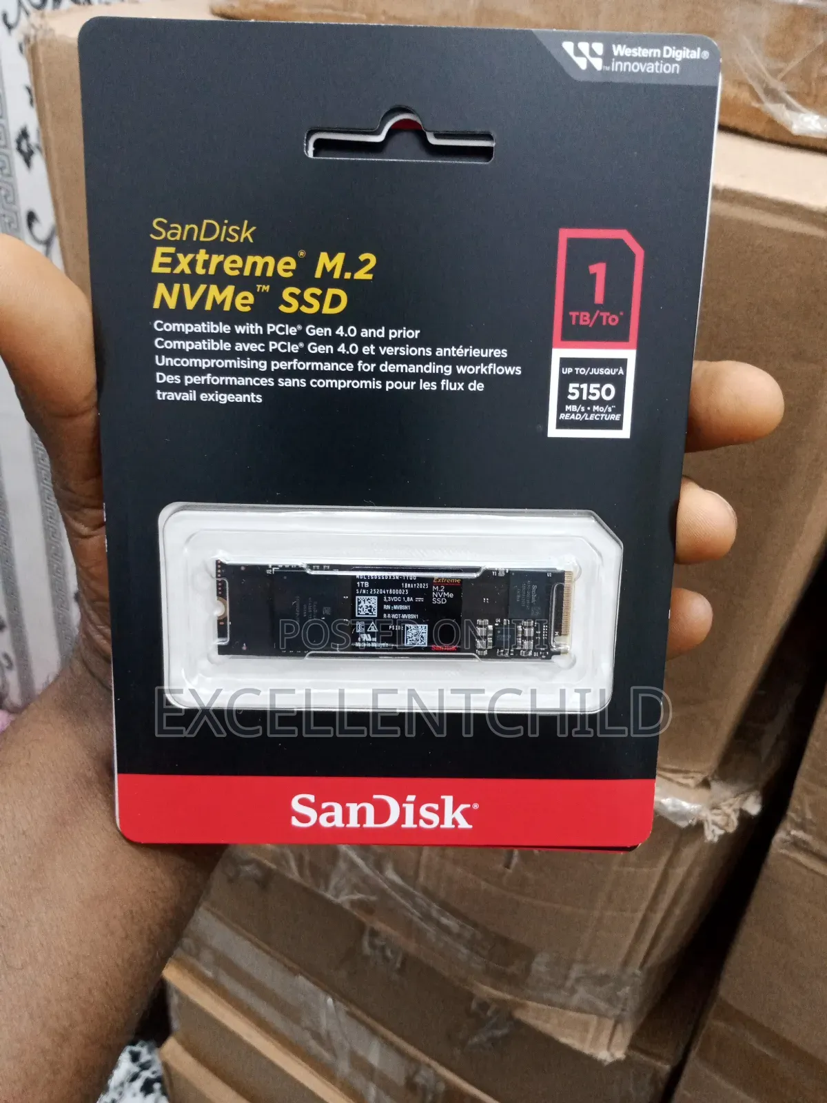 Sandisk 1tb Extreme M.2 Nvme Ssd Up To 5150mb/S