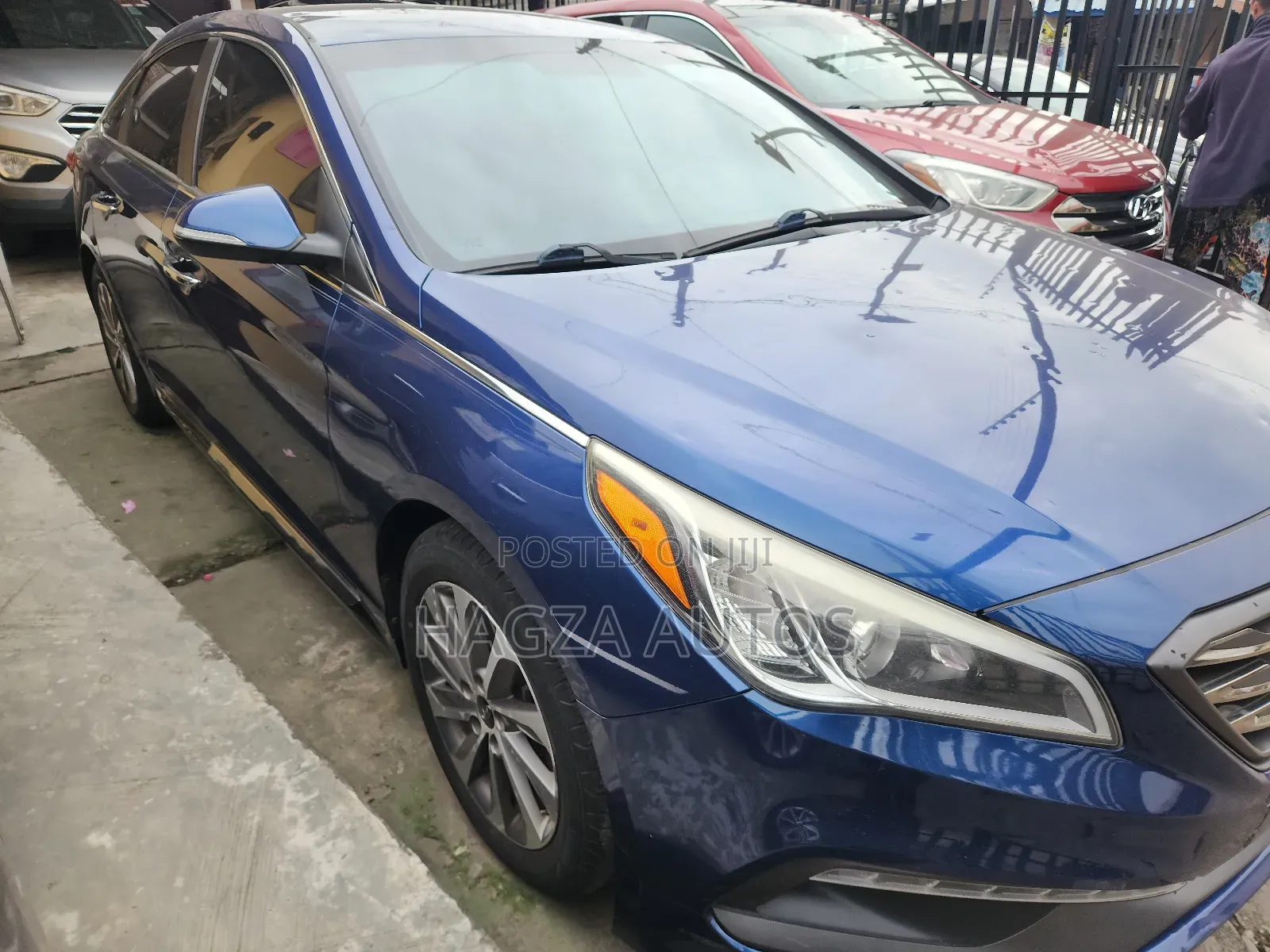 Hyundai Sonata Sport 4dr Sedan (2.4L 4cyl 6A) 2015 Blue