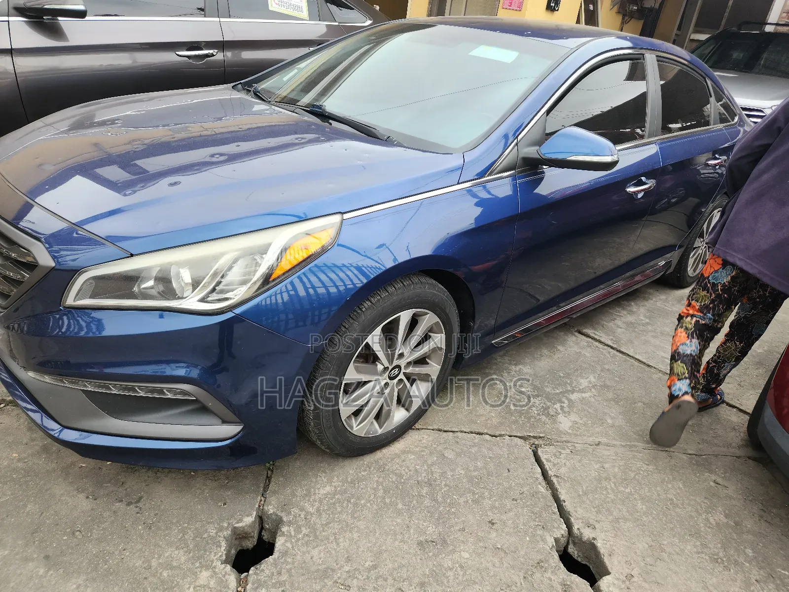 Hyundai Sonata Sport 4dr Sedan (2.4L 4cyl 6A) 2015 Blue