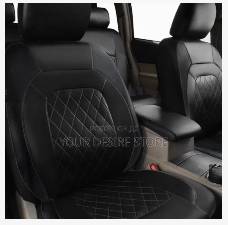 9pcs Car Seat Covers Pu Leather Universal Protector Full Set