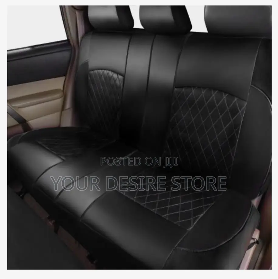 9pcs Car Seat Covers Pu Leather Universal Protector Full Set
