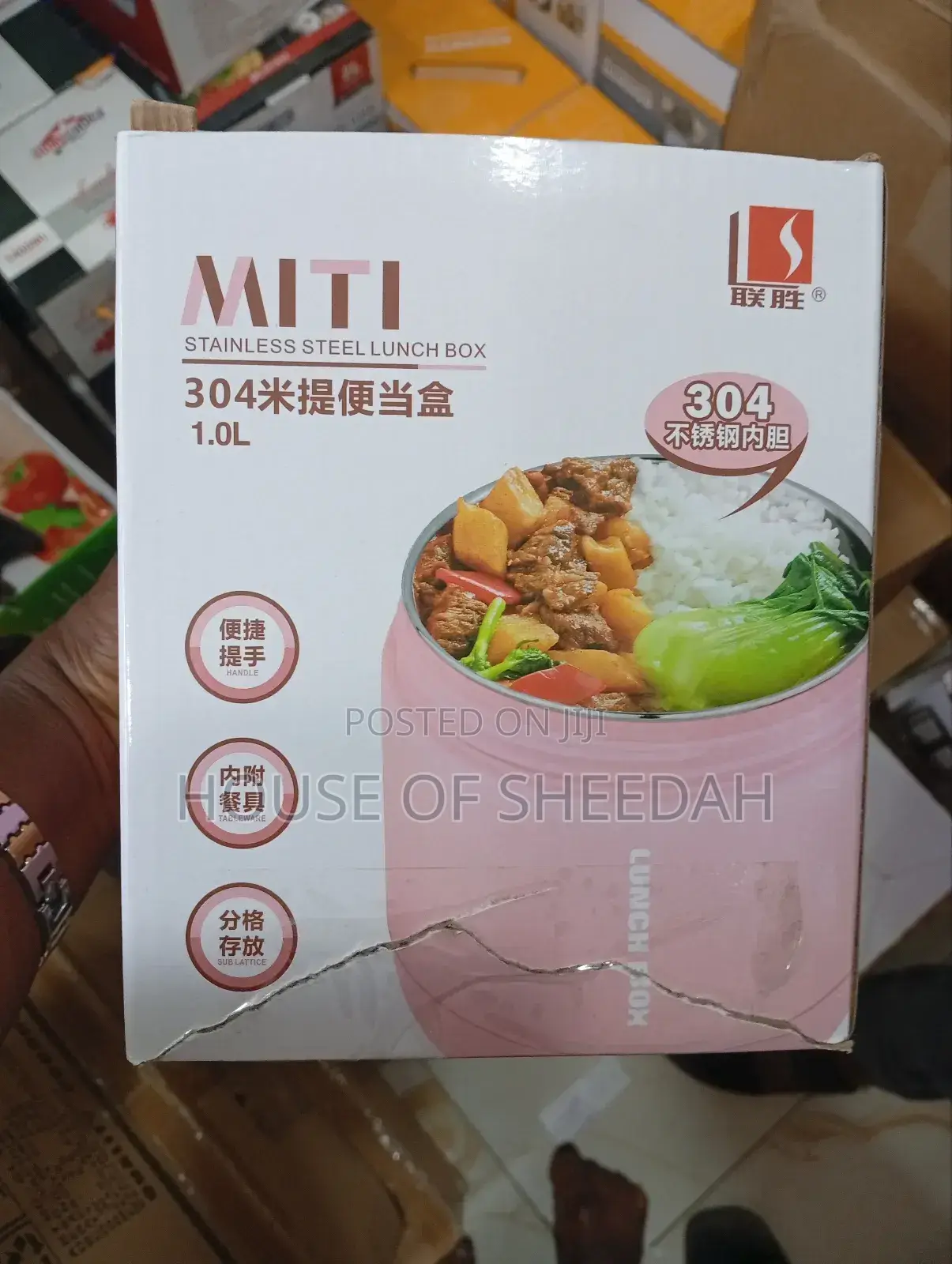 1000ml Miti Stainless Steel Lunch Box