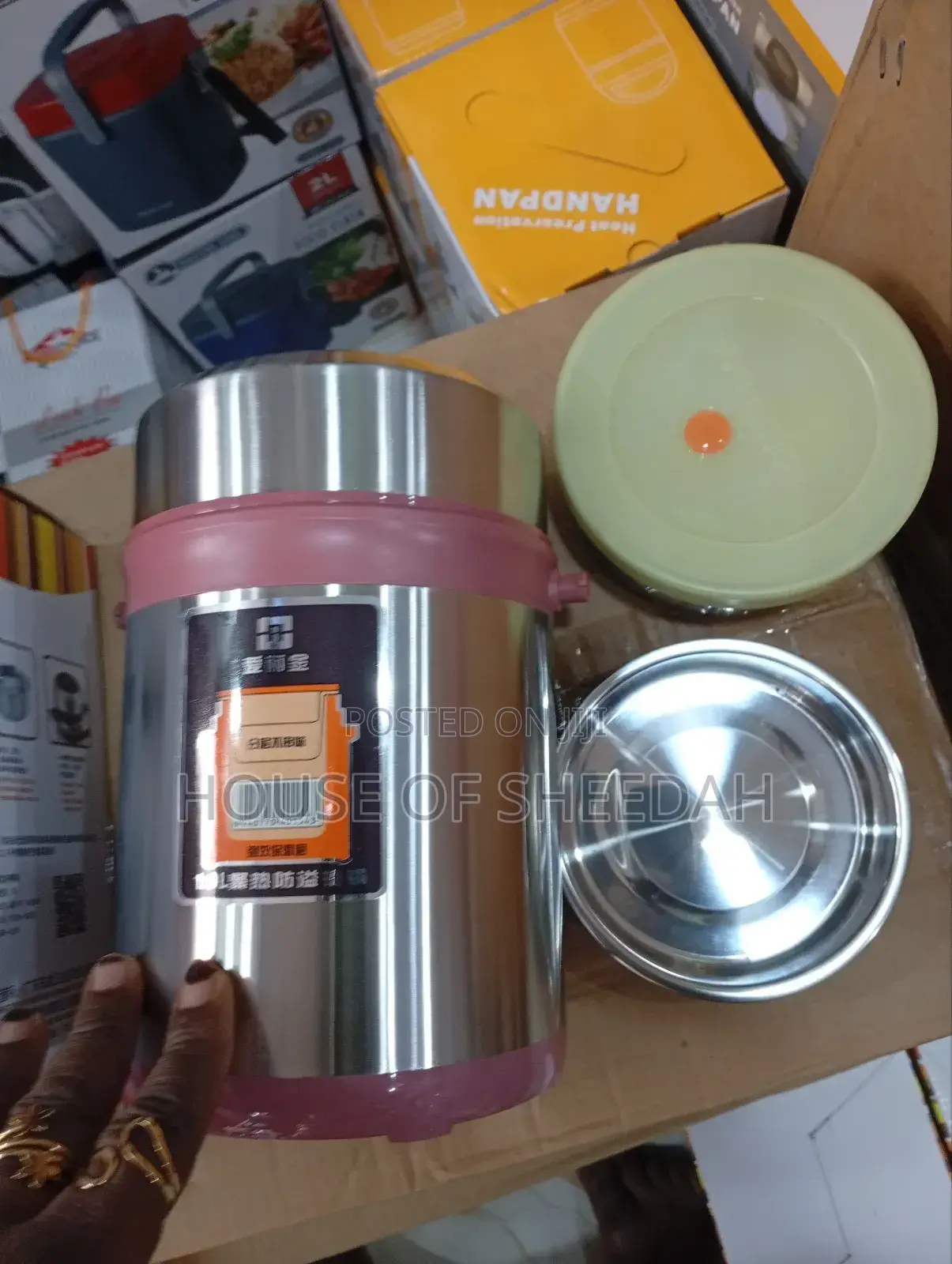 Ailijin 1.9 Stainless Steel Heat Preservation Portable Pot