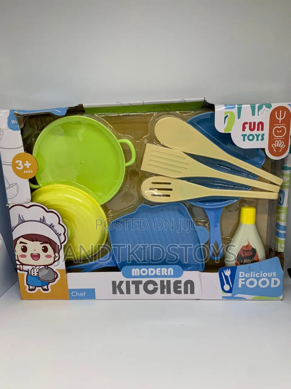 Kids Modern Kitchen Cooking Set
