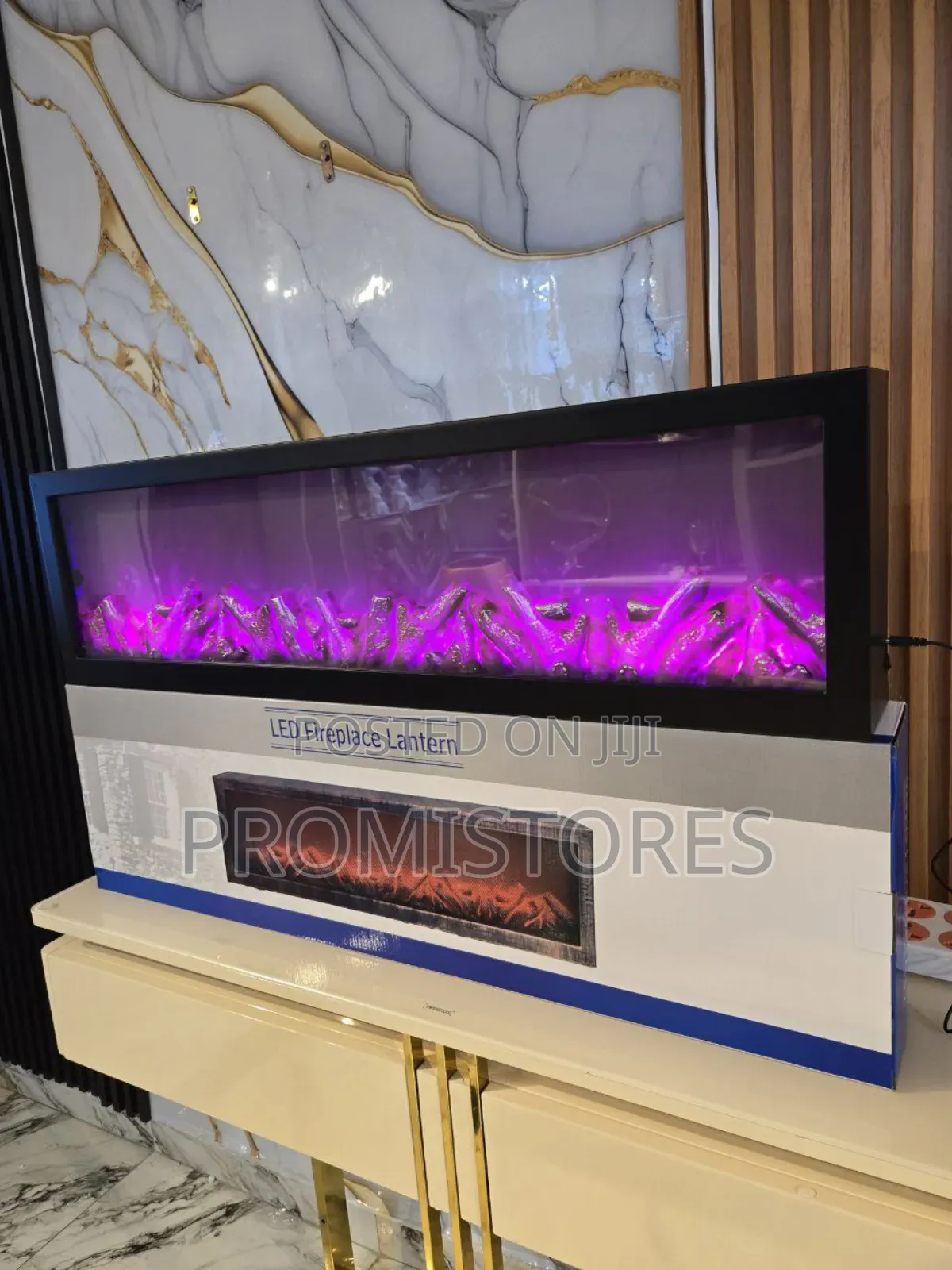 Multicolour Giant Fireplace With Bluetooth (100x30cmm)