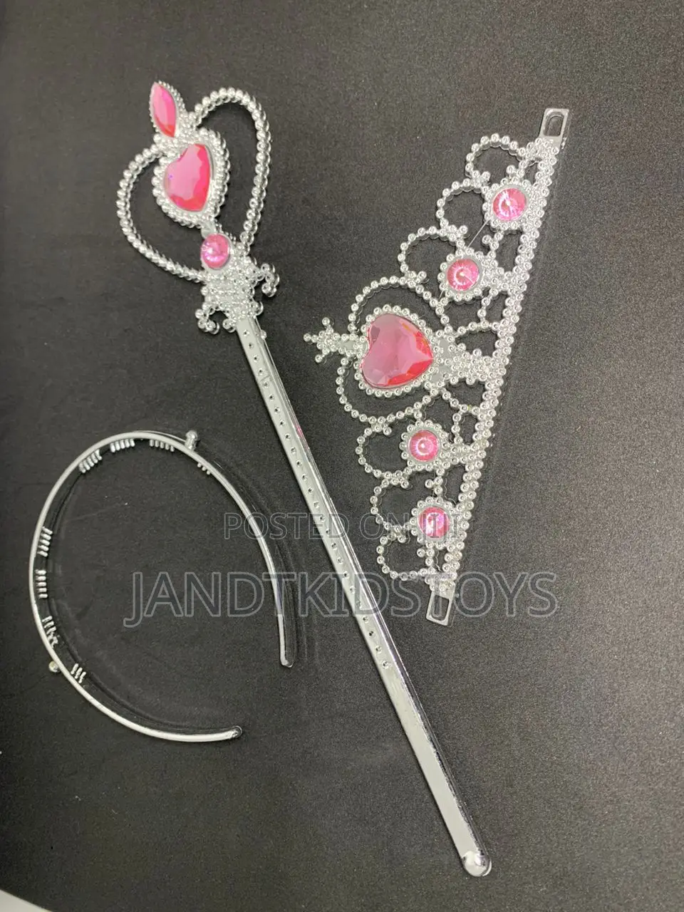 3-Piece Crown and Wand Set