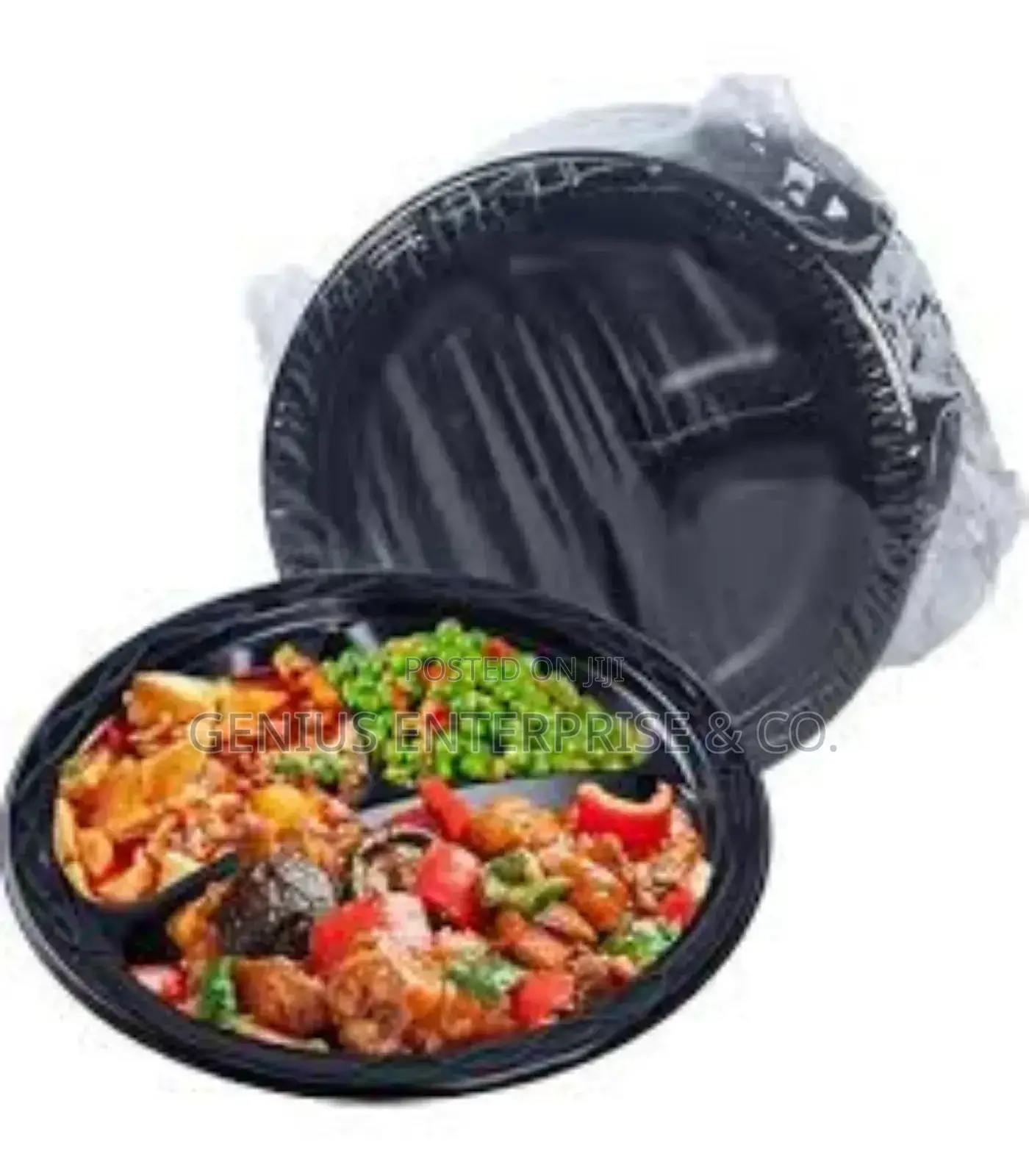 50pcs of 3 Food Portion Disposable Food Pack