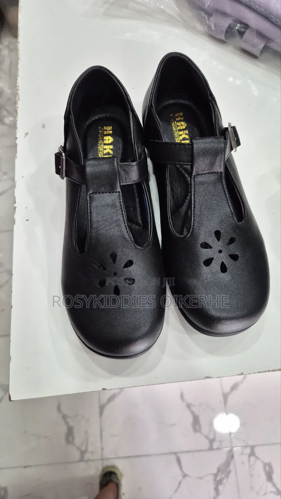 Leather Girls School Shoes