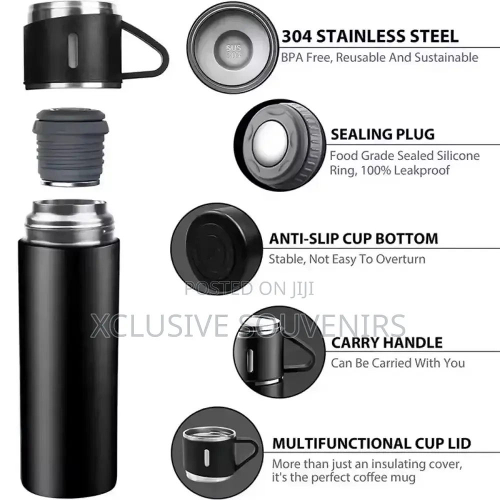 304 Stainless Steel Thermos Cup Bottle 500ml