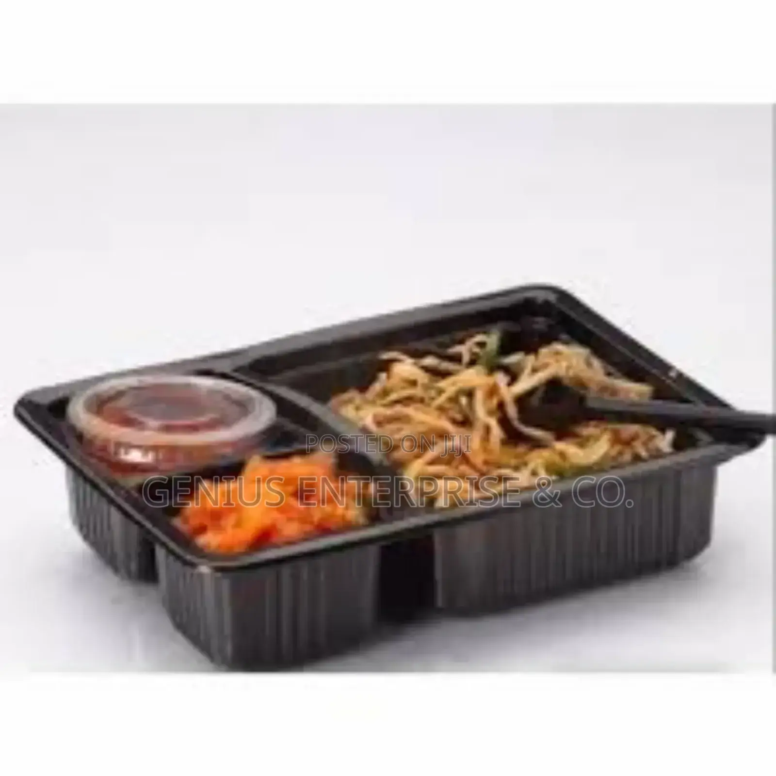 Rectangular Shape 3 Compartment Food Takeaway 1000ml (50pcs)