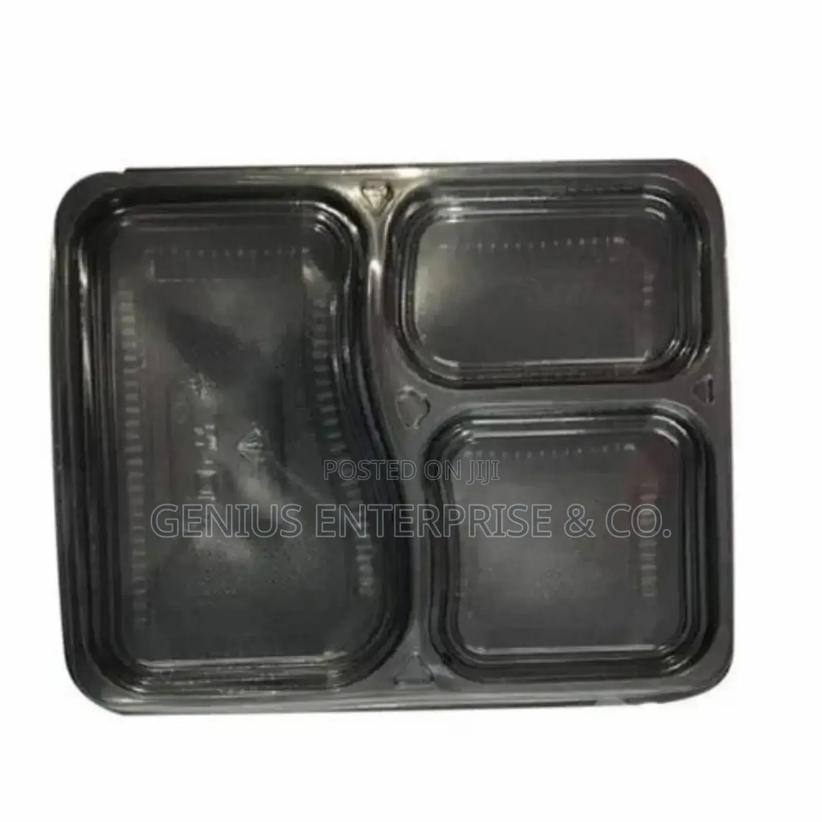 Rectangular Shape 3 Compartment Food Takeaway 1000ml (50pcs)