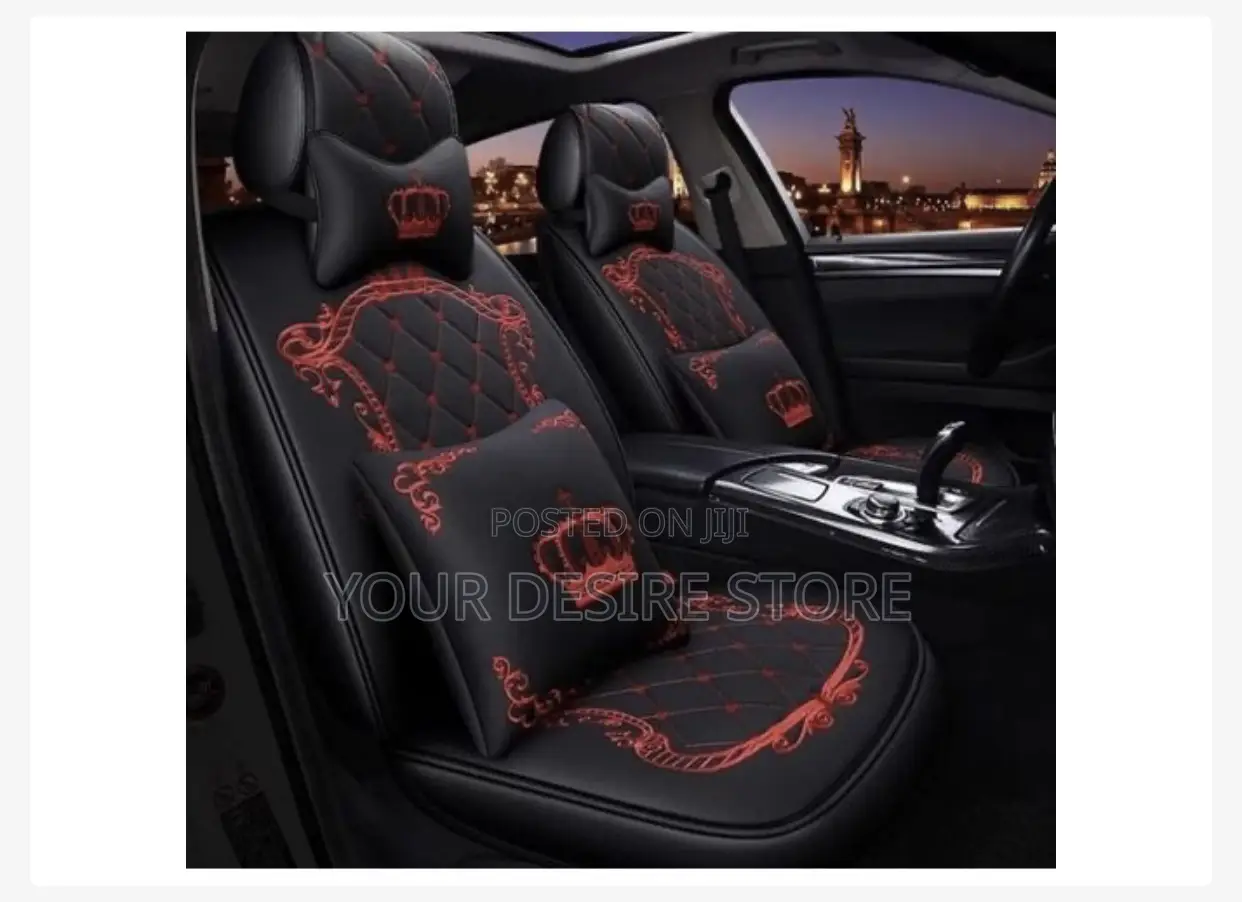 Universal Luxury Crown Car Seat Cover Leather for All