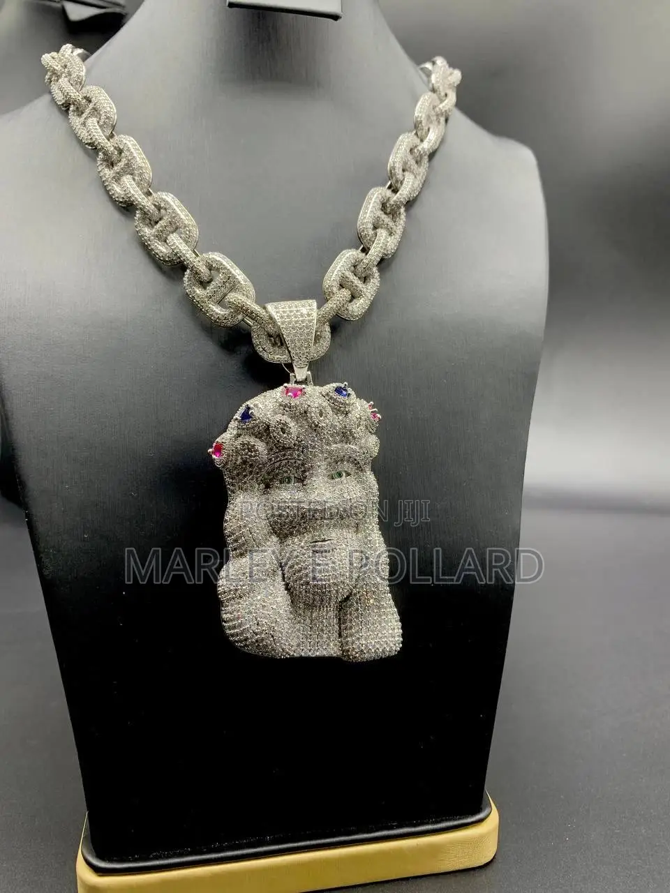 Iced Out Jesus Piece Cuban Necklace