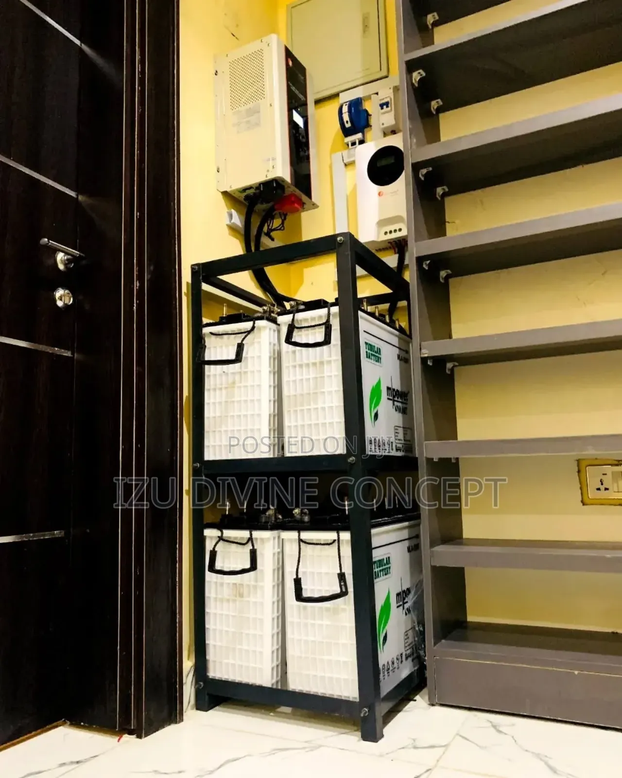 5 Kva Inverter Setup and 4pcs of 220amps Tubular Batteries