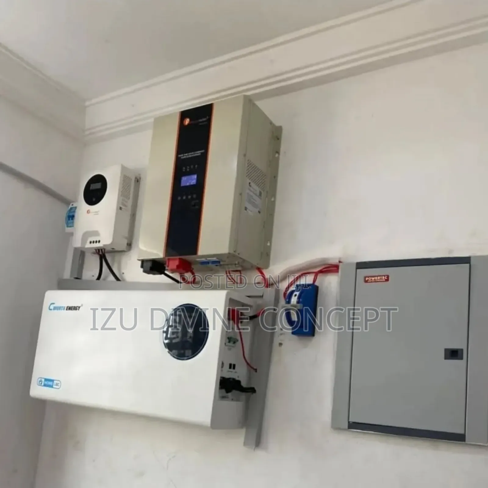 5kva Inverter Setup and 5kwh Lithium Battery Backup